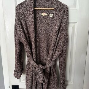 Levi's Maroon Knit Cardigan